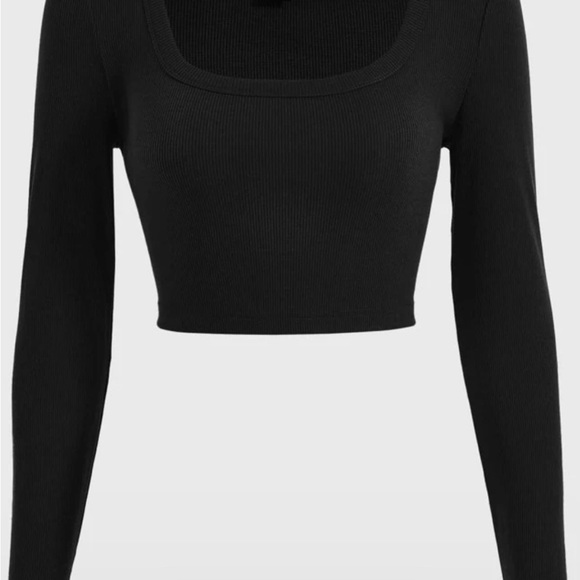 SHEIN | Tops | Black Crop Top | Poshmark